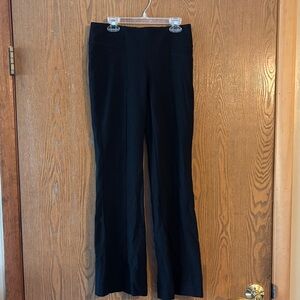 INC International Concepts Black Flare Pants Size OS inseam 28